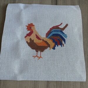 Needlepoint Canvas Rooster 13 Mesh 9" x 9" New